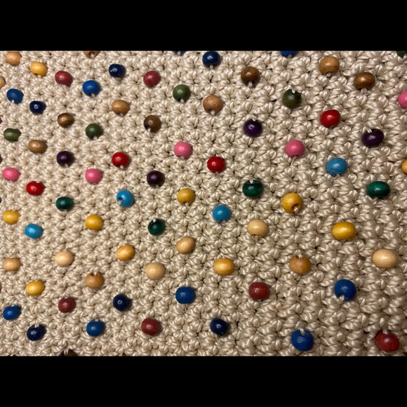 Hand-Stitched Beaded Clutch from the Sak; NWOT - Picture 2 of 8